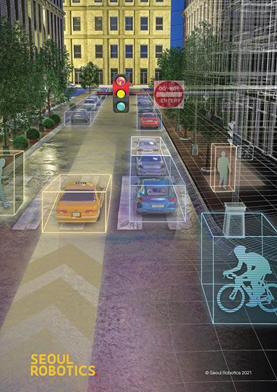 The steep drop in the cost of lidar sensors has made 3D sensors more accessible than ever. (Image: Seoul Robotics)