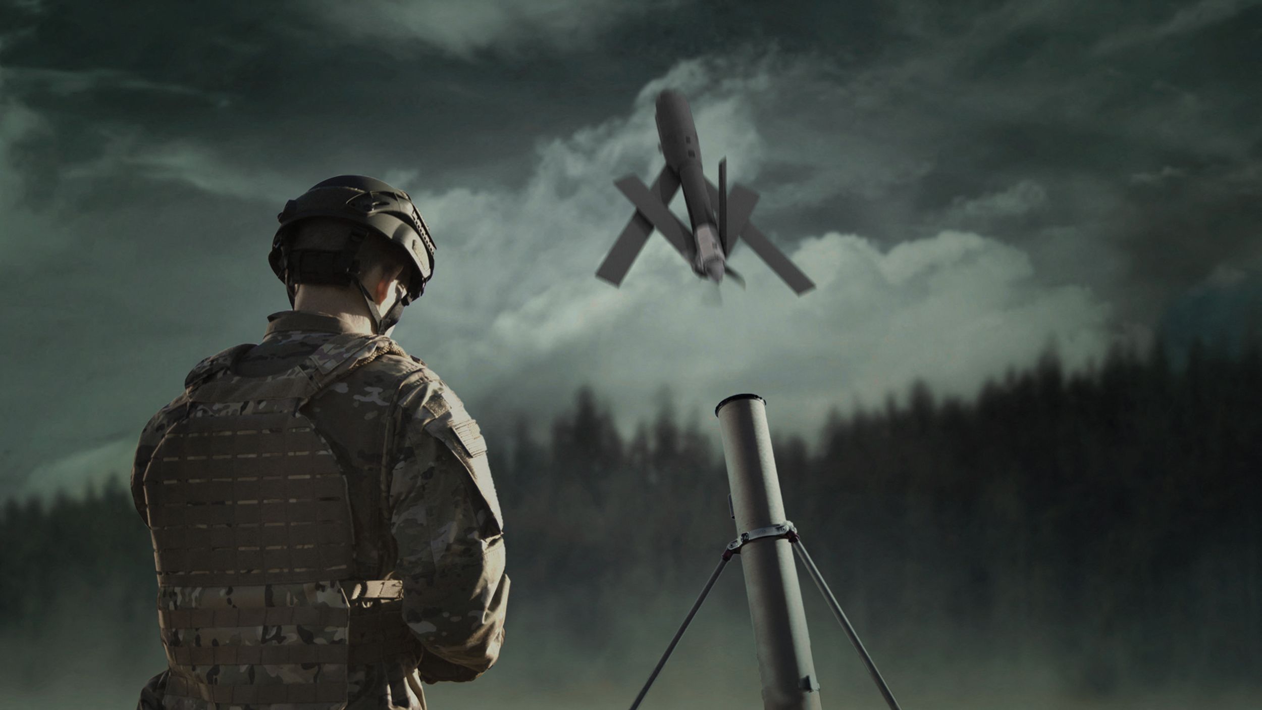 The Phoenix Ghost drone is similar to the single-use Switchblade drone from AeroVironment. (Photo: AeroVironment)