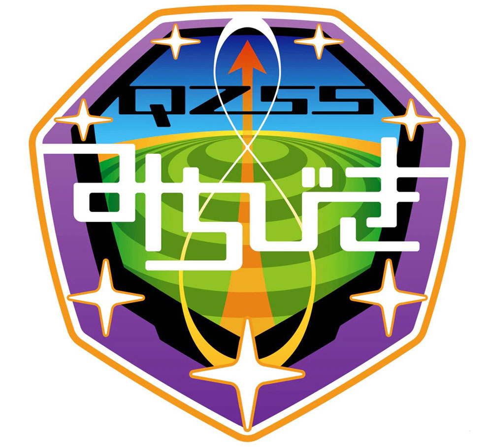 Logo and patch for the QZS-R1 satellite (Image: Miitsubishi Electric)