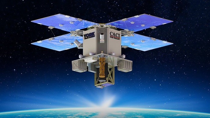 Artist's impression of the CACI/York Space DemoSat scheduled to launch in January 2023. (Credit: CACI)