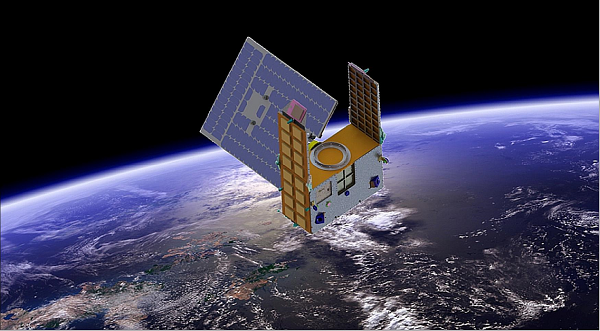 Artist's illustration of a GNOMES satellite. (Image: Blue Canyon)