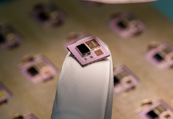 An example of a MEMS. (Photo: Safran Colibrys)