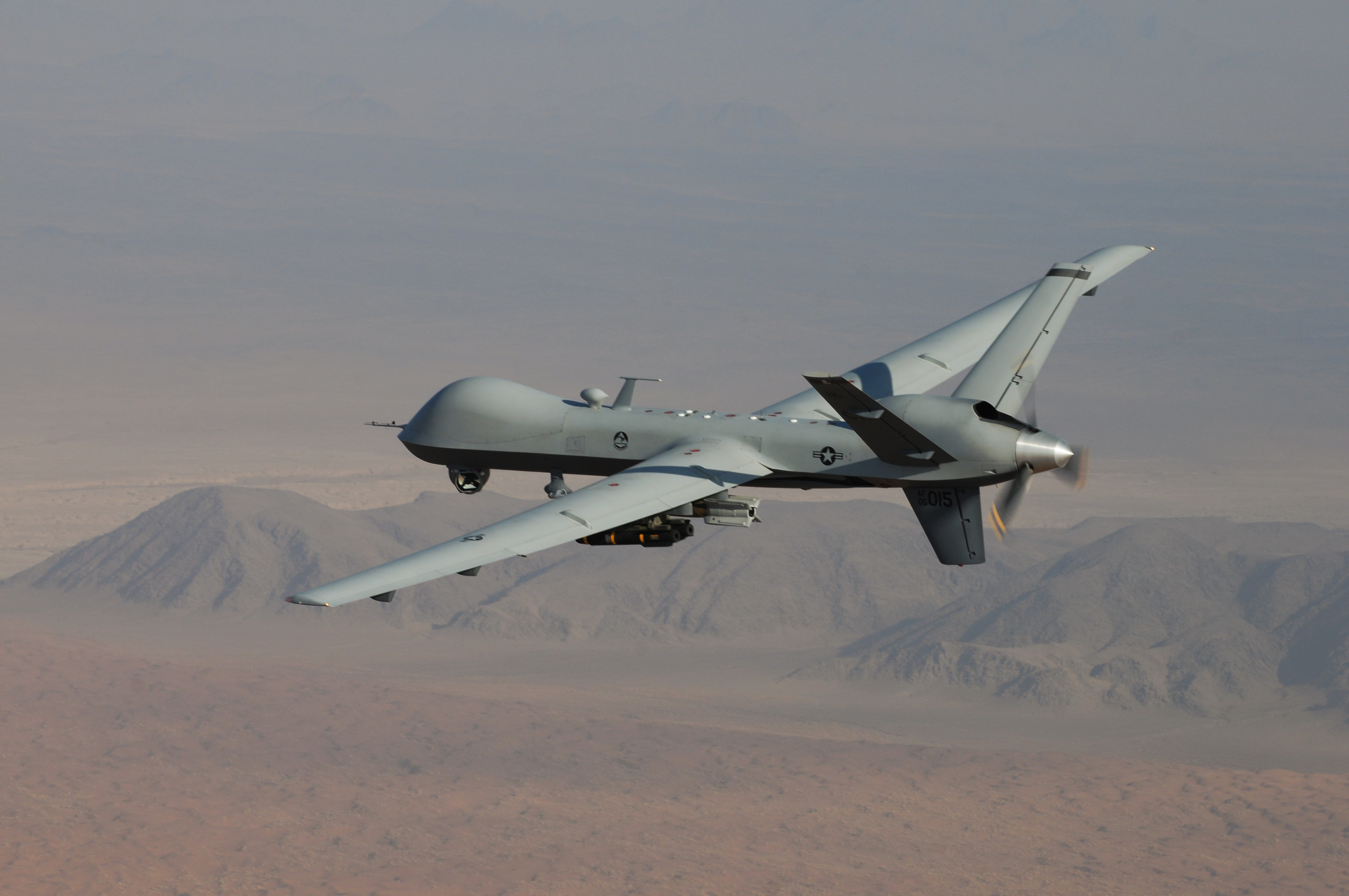 An MQ-9 Reaper on patrol. (Photo: Lt. Col. Leslie Pratt)