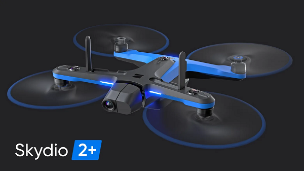 The Skydio 2+ quadcopter drone. (Image: Skydio)