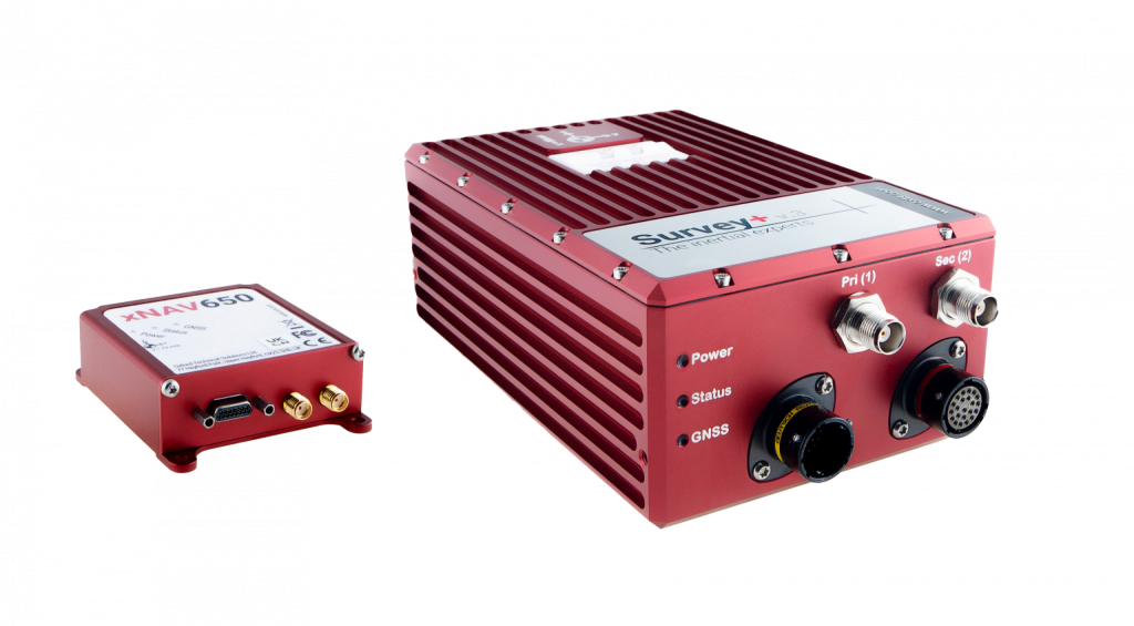 Photo:xNAV650 and Survey+ inertial navigation systems. (Photo: OxTS)