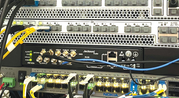 Jackson Labs Technologies PNT-6200 Series, an STL-based time and frequency reference system installed in a 5G application. Photo: Satelles