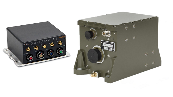 Orolia’s VersaSync (left) is a high-performance GPS master clock and network time server. Safran’s Geonyx is an inertial navigation system with advanced Hemispherical Resonator Gyro (HRG) technology for high-performance navigation and pointing, even in GNSS-denied environments. (P