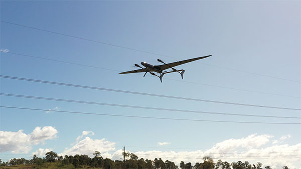 The Carbonix Volanti vertical take-off and landing (VTOL) drone. (Photo: Carbonix)