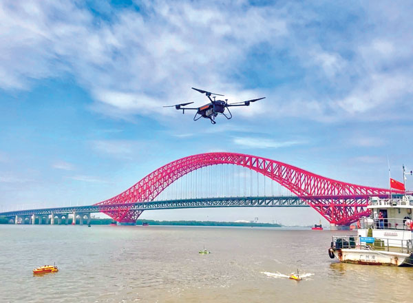 Tactical-grade IMUs enable UAVs to achieve the same locational accuracy as ground-based systems. (Photo: CHC Navigation)