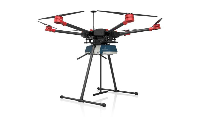 R&S EVSD1000 has been designed to provide a mounting adaptor for installation onto medium-size drone types. (Image: Rohde & Schwarz)