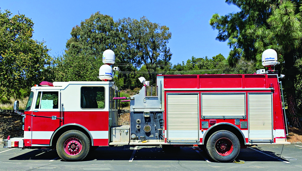 NASA-JPL prototype of POINTER base units on a first responder vehicle. The magneto-quasistatic fields they generate can be detected through walls, where legacy indoor positioning technologies fail. (Image: Jet Propulsion Laboratory)