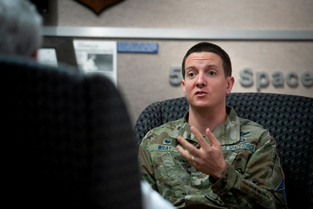 Lt. Col. Robert O. wray commands the 2nd Space Operations Squadron (2 SOPS), which operates GPS around the clock supplemented by members of the 19th Space Operations Squadron (19 SOPS). (Credit: Dennis Rogers)