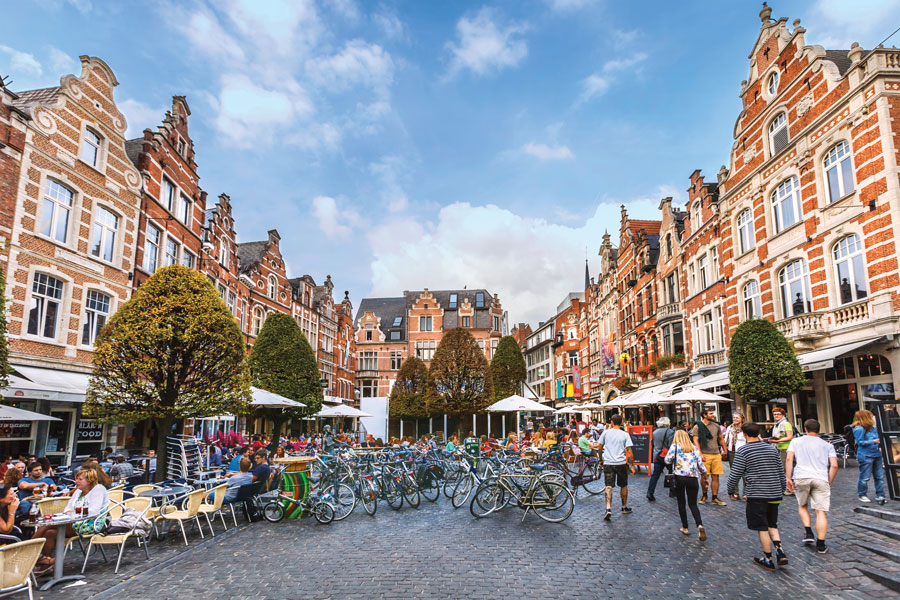 LEUVEN is a city with a bustling atmosphere full of shops, restarants and more. The culturally rich city is inhabited by more than 100,000 people — 60,000 of them being students. (Image: lavio Vallenari/iStock Unreleased/Getty Images)