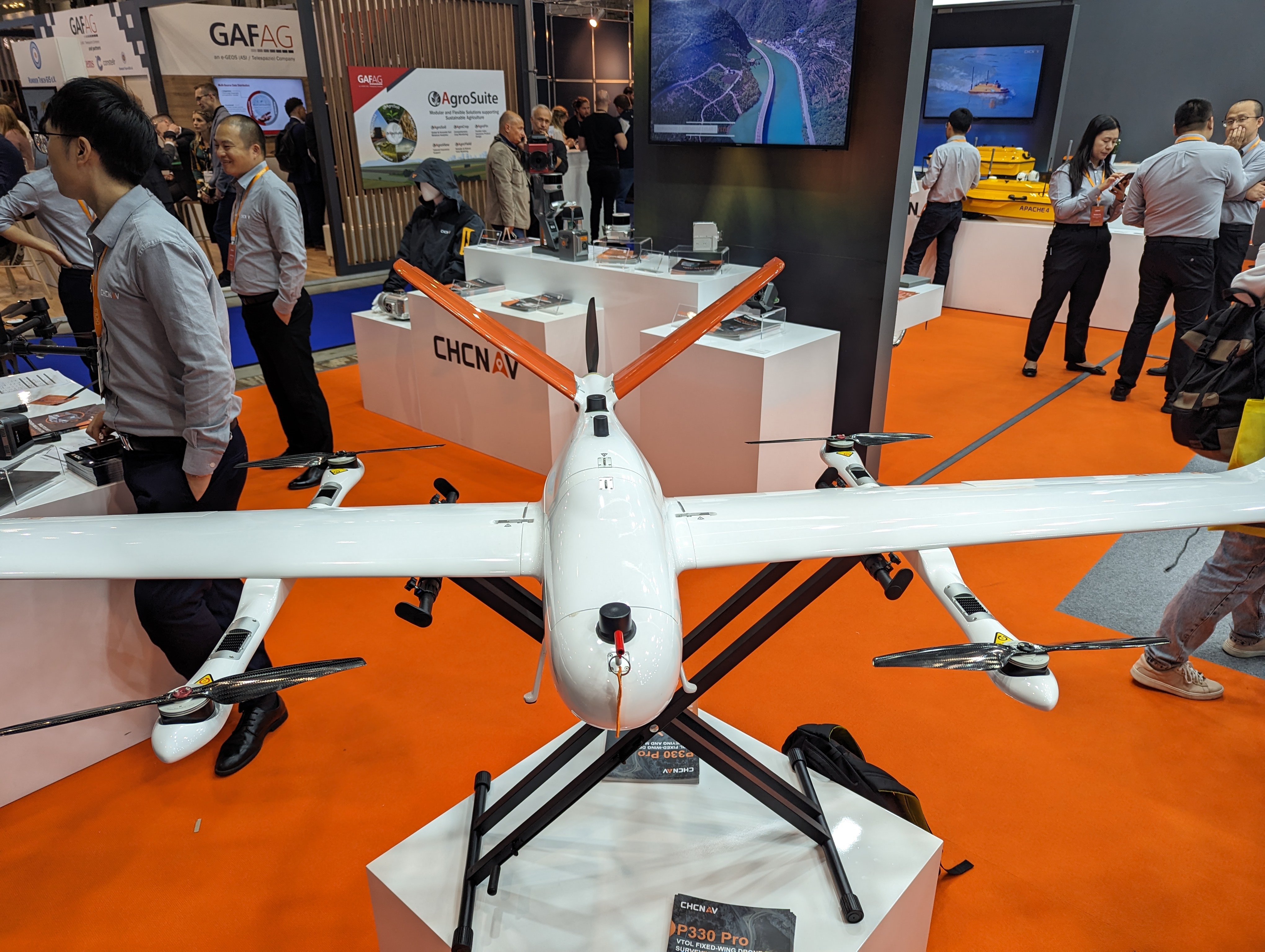 This UAV from CHCNav can take off and land like a helicopter and fly like a plane.