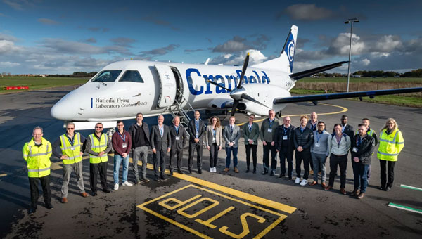 Representatives from organizations involved in the UK Sovereign Satellite Based Augmentation System. (Image: Viasat)