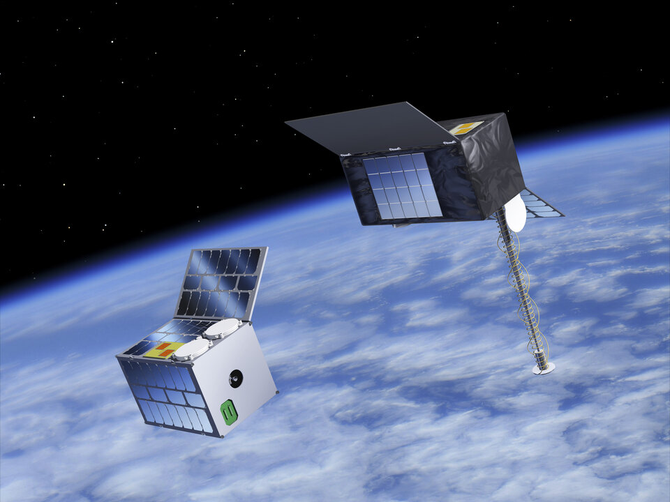 LEO-PNT satellite. (Image: ESA)