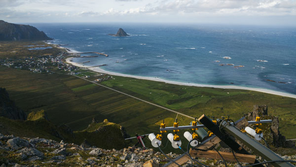 JammerTest in Bleik, Andøya, Norway. (Photo: Septentrio)