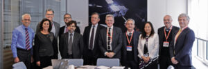 AVAC’s first meeting in 2018. From left to right: Javier Benedicto, ESA Navigation Director, and NAVAC members Alessandra Fiumara, Peter Grognard, Giorgio Solari, Rafael Lucas Rodriguez, Pierluigi Mancini, Roger McKinlay, Stefano Debei, Nityaporn Sirikan, Bernd Eissfeller and Luis Mayo.