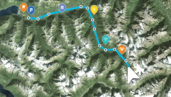 HERE Mapmaking allows users to create detailed interactive maps of private sites, outdoors and indoors. This includes sites not covered by public maps, such as warehouses, yards, farms, mines and ports. (Photo: HERE Technologies)