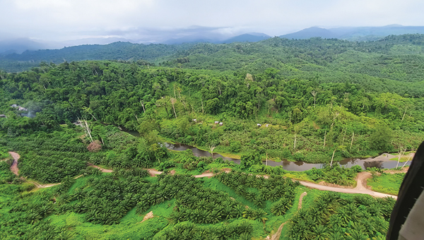 The helicopter view of the surveyed area. (Photo: SPH Engineering)