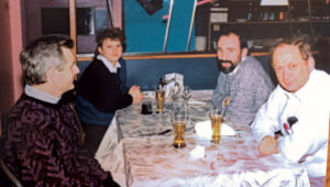 Bill Boucher, Katie Komjathy, Richard, and George Dewar, Halifax Nova Scotia, ~1994.