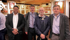 Sunil Bisnath, Steffen Schön, Richard and Attila Komjathy, Denver, Colorado, 2022.