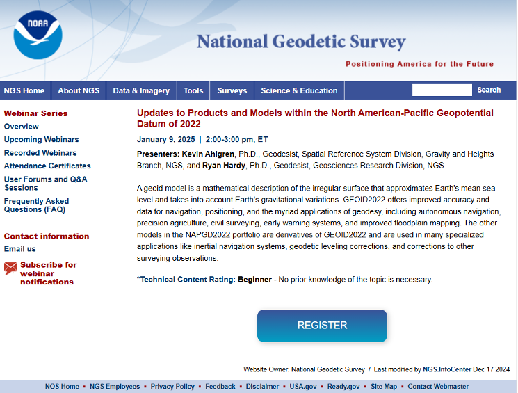 NGS webinar on NAPGD2022. (Photo: NGS website) 