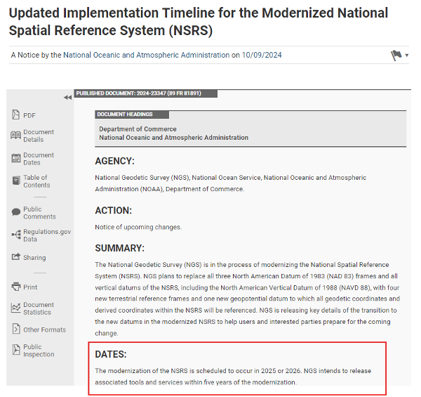 Excerpt from Federal Register Notice. (Photo: Federal Register website)
