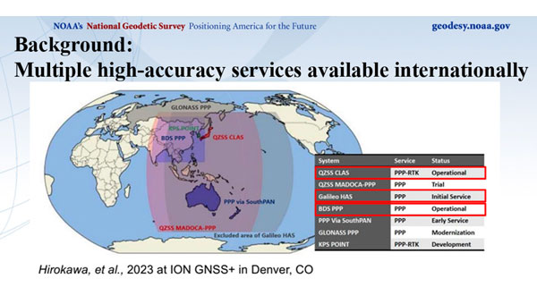 Six regional HAS and one global HAS are operational or in development at this time. (Photo: NOAA/NGS)