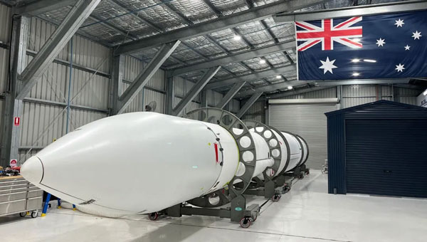 Gilmour Space's Eris rocket. (Photo: Gilmour Space Technologies)