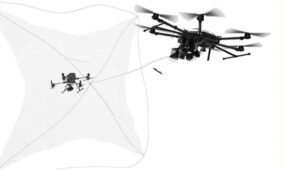 DroneHunter drone net capture system. (Photo: Fortem Technologies)