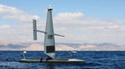 A Saildrone Voyager USV equipped with hardware and software to operate in a GPS-denied environment at sea during IMX 2025. (US Navy Photo by Chief Petty Officer Arif Patani.) (The appearance of US Department of Defense (DoD) visual information does not imply or constitute DoD endorsement.)
