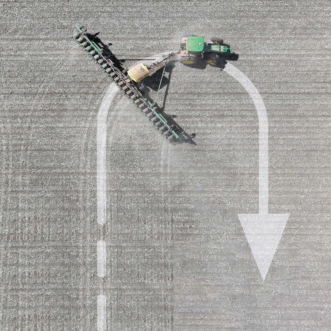 To maximize an operator’s turning accuracy and efficiency, Ag Leader introduced TurnPath, hands-free steering for automatic, repeatable end-of-row turns. (Photo: Ag Leader)
