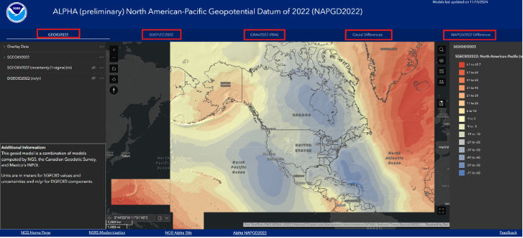 Photo:NAPGD2022 interactive online map. (Photo: NGS) 