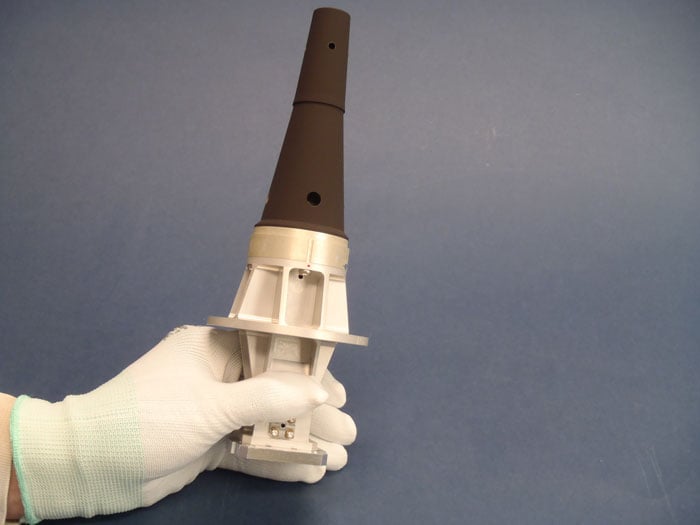 A new antenna from Beyond Gravity for data downlink will serve Biomass. It was developed through an ESA General Support Technology program contract with Beyond Gravity in Sweden. (Photo: ESA, Beyond Gravity)