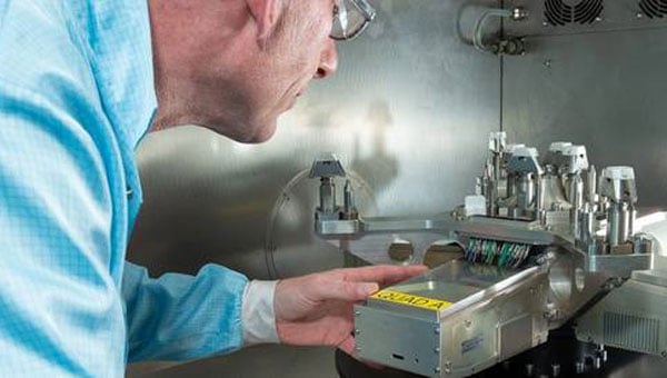 A MEMS IMU undergoes testing. (Photo: Kongsberg Discovery)