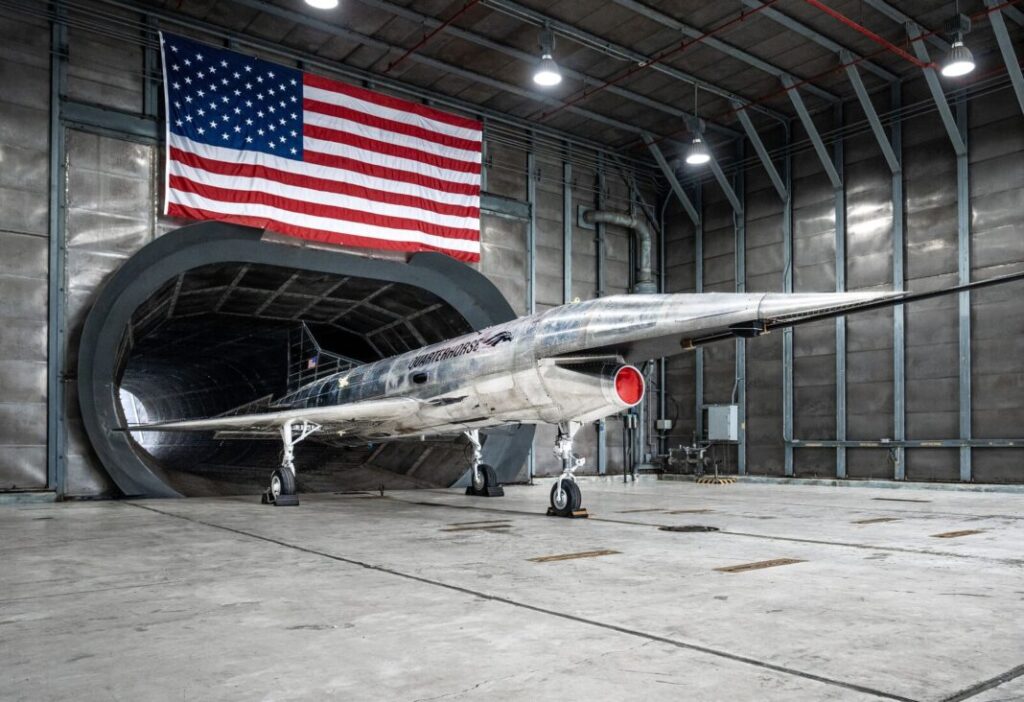 Hermeus Quarterhorse initial prototype UAV (Credit: Hermeus) 