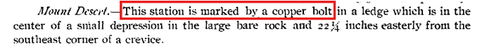 A description of Mount Desert from 1856. (Photo: NGS) 