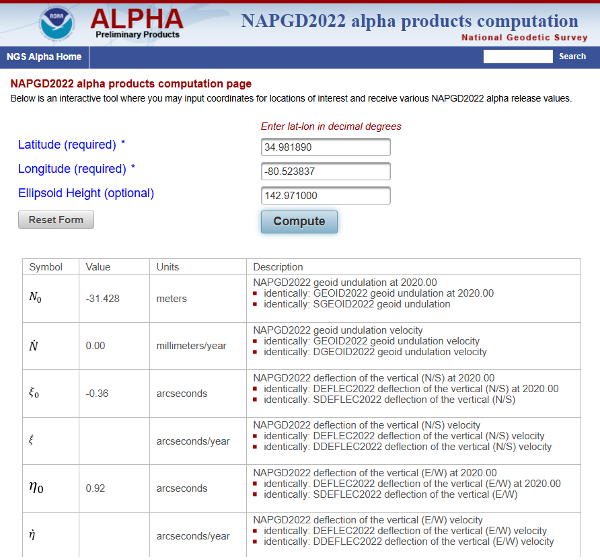 Alpha interactive computation page (Credit: NGS) 