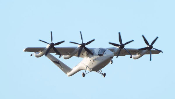 VX4 in flight.(Credit: Vertical Aerospace)