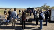 Osage Nation Congress tours Osage LLC's Skyway Range and related facilities, sharing future plans for the site. (Photo: Osage LLC)