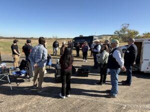 Osage Nation Congress tours Osage LLC's Skyway Range and related facilities, sharing future plans for the site. (Photo: Osage LLC)