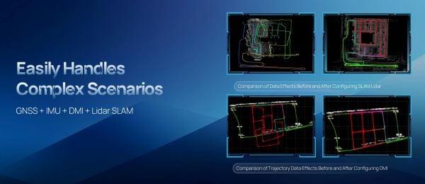 The ML300 mobile laser scanning system incorporates multi-mode fusion positioning technology. (Photo: ComNavTech)