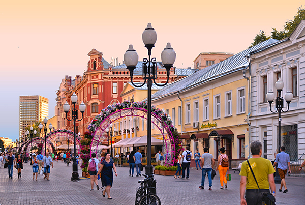 Moscow historical district. (Photo: poludziber/iStock Editorial/Getty Images Plus)