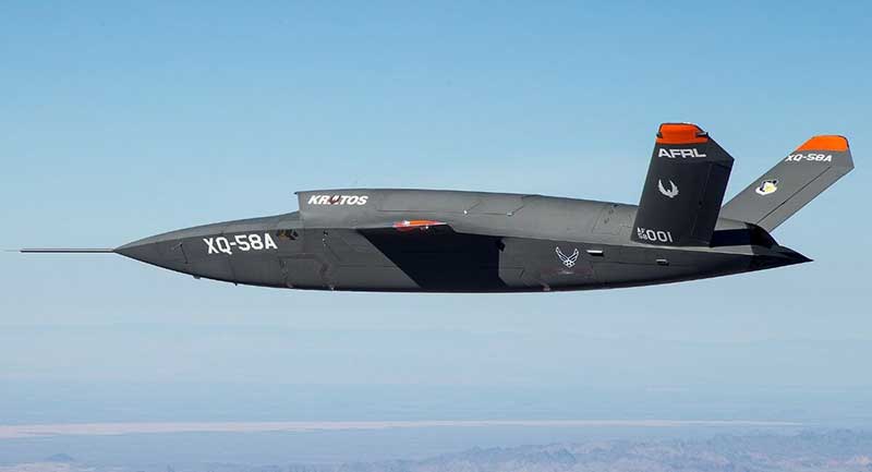 The XQ-58A Valkyrie demonstrator, a long-range, high subsonic UAV completed its inaugural flight March 5, 2019, at Yuma Proving Grounds, Arizona. (Photo: U.S. Defense Department)