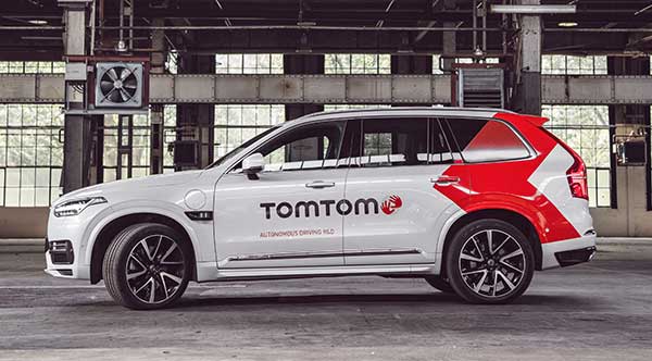 The TomTom autonomous test vehicle. (Photo: TomTom)